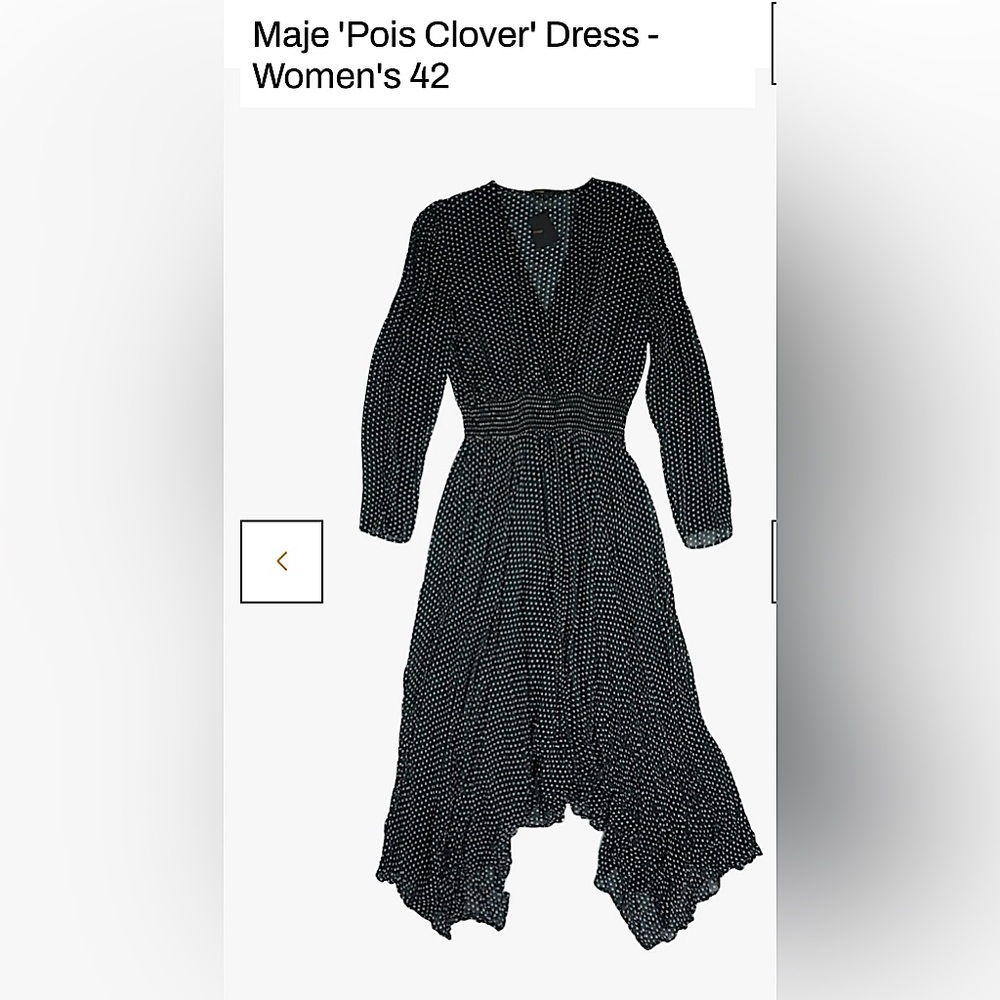 Maje Polka Dot dress